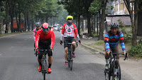 Tempuh 43 Km, Kakanwil Kemenkumham Sumut Awali Aktivitas Dengan Bersepeda