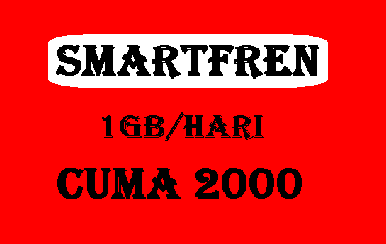 Cara Daftar Paket Internet Smartfren 1 GB Rp 2000 
