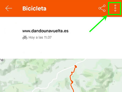 Ajustar altura en aplicación Strava