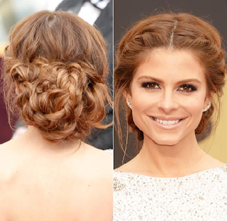 fall updo hairstyle