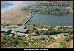 Top angle view of Lavasa City