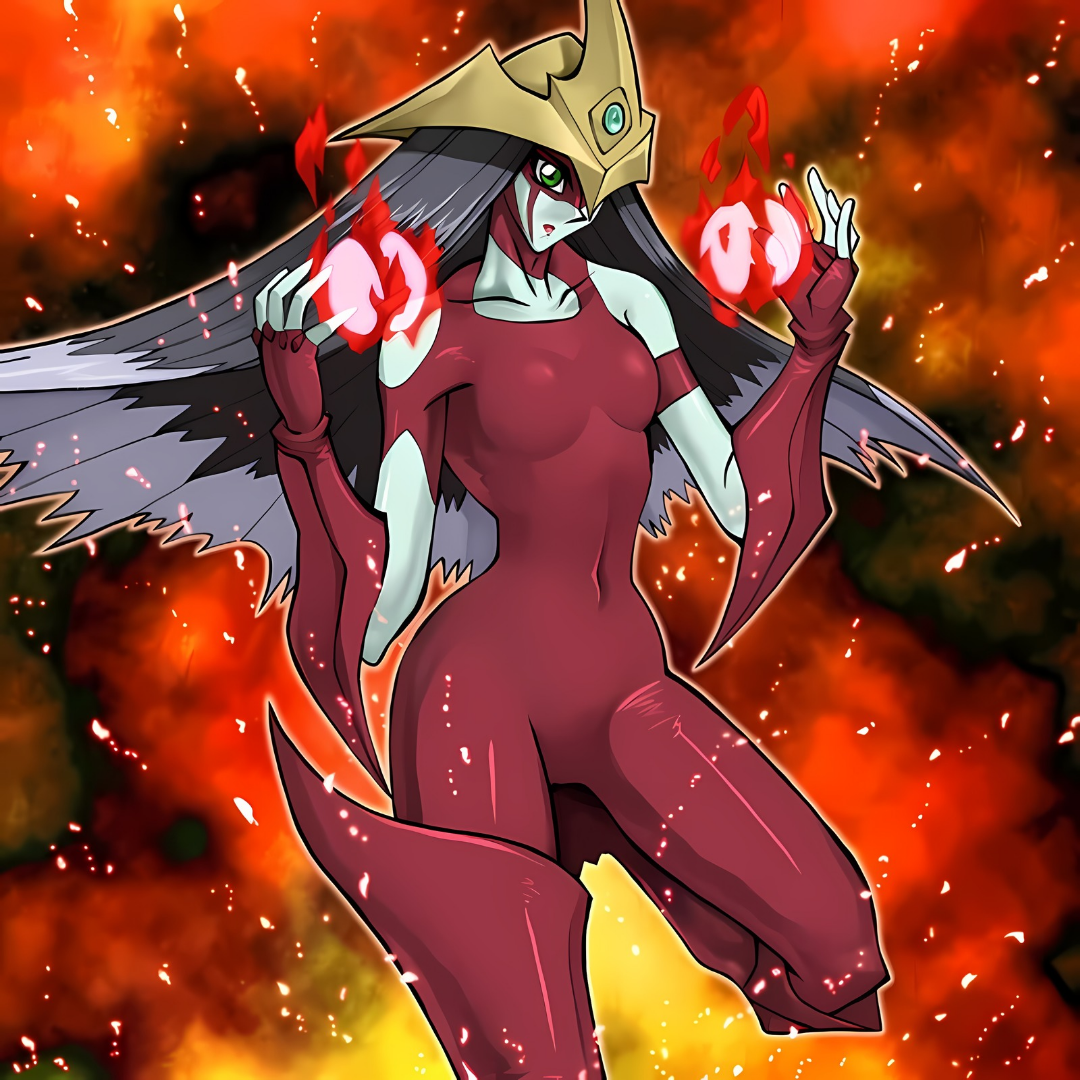 Elemental HERO Burstnatrix Upscaled art