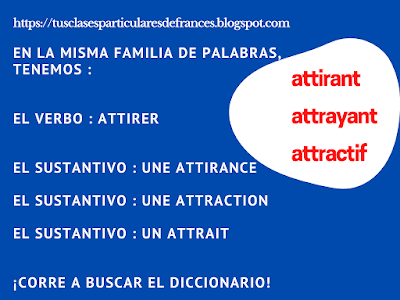 clases de frances, online, profesora nativa, profesor, curso, aprender, madrid, atractivo en, attirant, attrayant, attractif, vocabulario, 