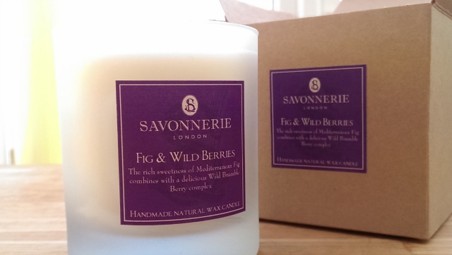 Savonnerie fig and wild berry candle