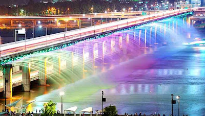 Banpo bridge, south korea