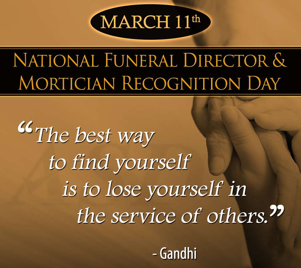 National Funeral Director and Mortician Recognition Day Wishes Unique Image