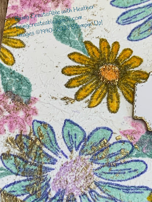 Faux Silk, Stampin' Up! Cheerful Daisies