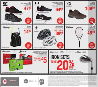 Sport Chek Flyer April 26 – 29, 2018