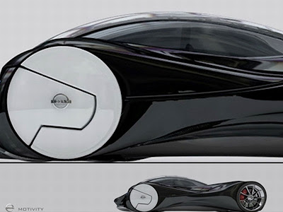 Nissan Sport Cars Abstraction Motivity 400C by Tryi Yeh Relies on Maglev 