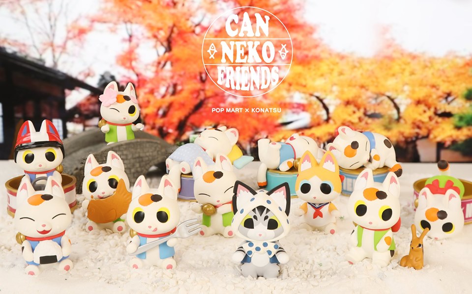 Can Neko Friends Blind Box Series By Konatsu X Pop Mart