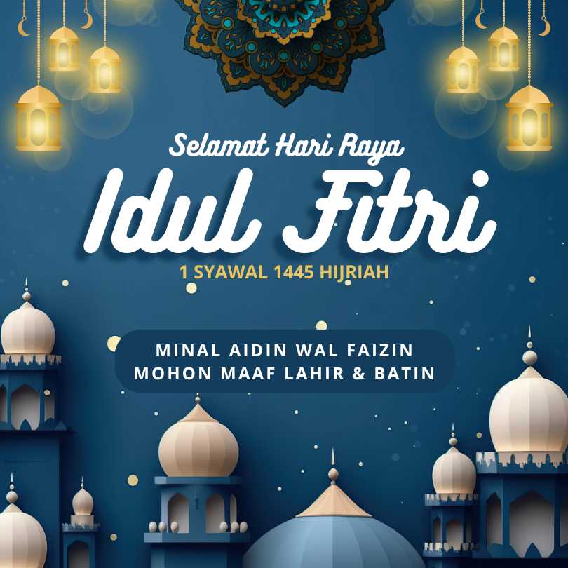 kartu lebaran minal aidin wal faizin 2024