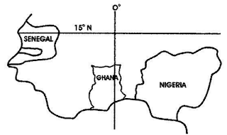 outline map of West Africa