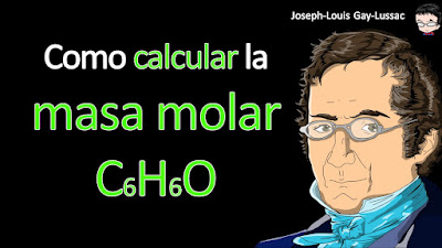 Como calcular la masa molar de C6H6O a cuatro cifras significativas