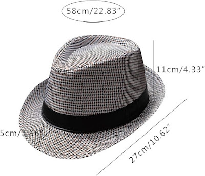 Men's Hats Classic Fedoras Hat Vintage Jazz