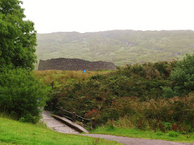 Ancient Staigue Ring Fort in the hills of Kerry, Killarney, Ireland