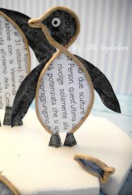 Animali polari in fil di ferro e carta - pinguino piccolo - My Little Inspirations