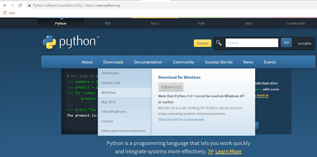 installing python