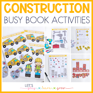 Construction Theme Busy Book