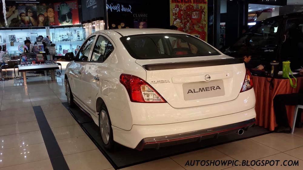 Nissan Almera Nismo rear view