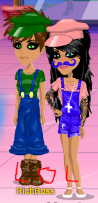 hahah i met luigi!