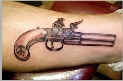 gun tattoos designs