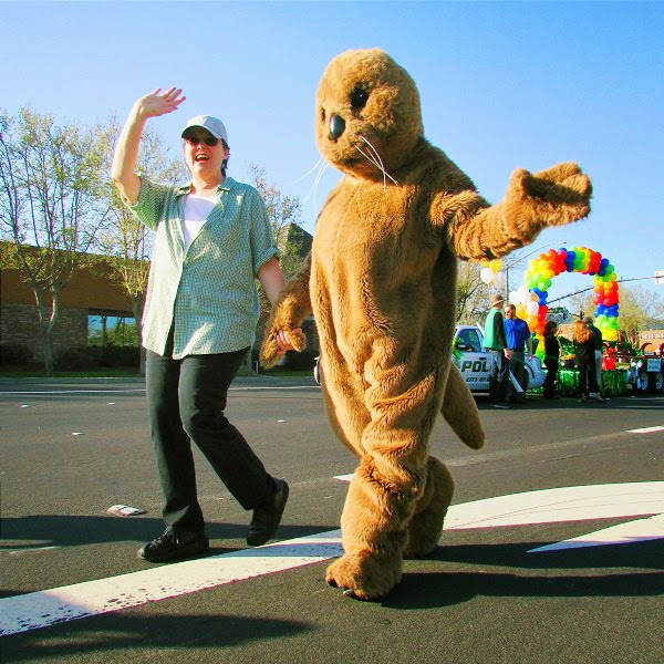 Dublin St Patrick's Day Parade 2014 // Otter Mascot