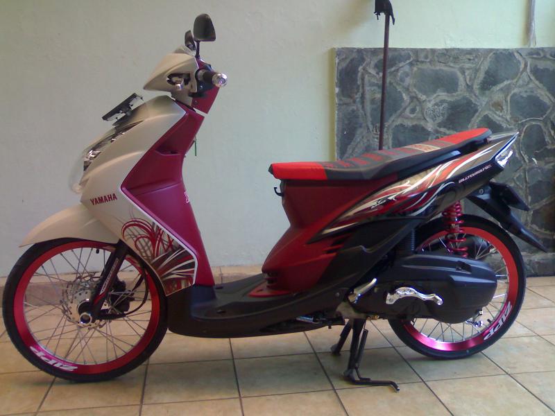 Modifikasi Yamaha Mio Pelek 17 Bergaya Thailand Foto 