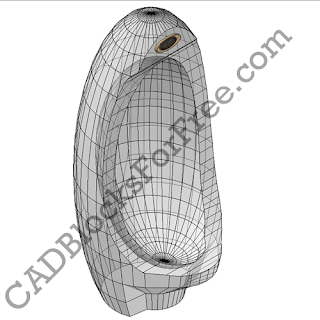 Free CAD Blocks Urinals