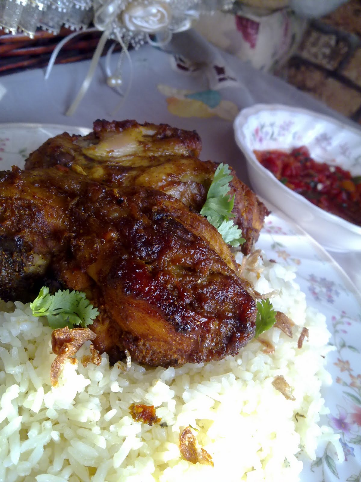 INAHAR'S COOKING TIME!: NASI MANDHI & AYAM PANGGANG