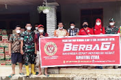 Badan Intelijen Negara Daerah (BINDA) Sumatera Utara Memberikan Bantuan Korban Banjir di Madina