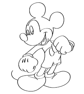 Mickey Mouse drawing