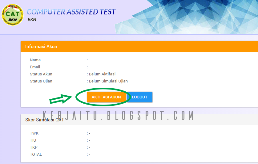 Berikut Panduan Cara Daftar  Simulasi  CAT  Gratis Dari BKN  