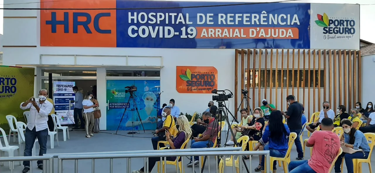 Acompanhe AO VIVO inauguração do hospital de referência covid-19 em arraial d’ajuda