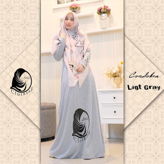 Busana Muslim Modern - Cordoba Light Gray