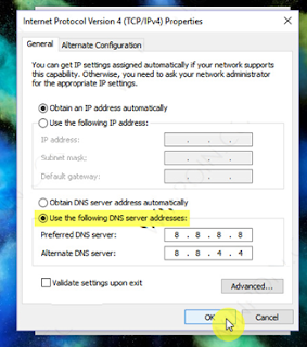 Cara Mengganti Alamat DNS Server di Windows 10
