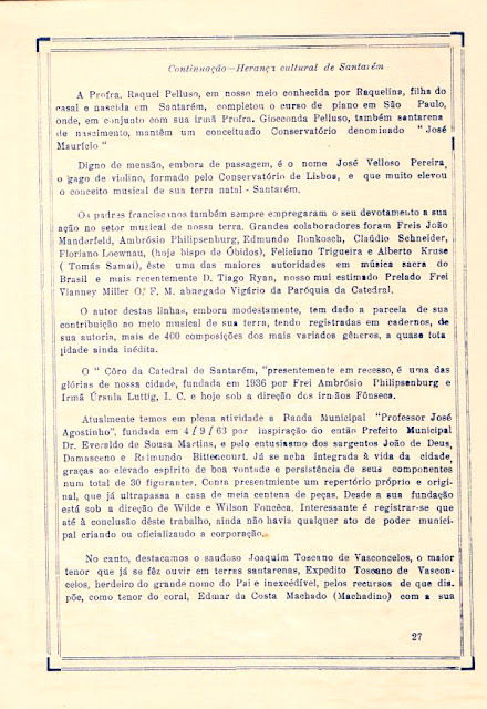 PROGRAMA DA FESTA DE NOSSA SENHORA DA CONCEIÇÃO - 1967 - PAG 27