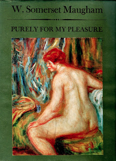 cover of the 1962 first edition of Purely for my pleasure by W. Somerset Maugham