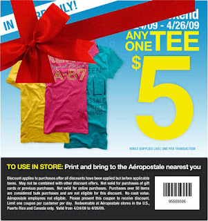 Free Printable Aeropostale Coupons