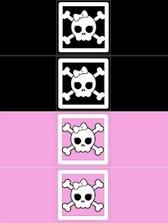 Pirate Girl Free Printable Labels.