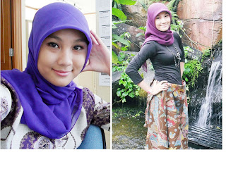 cewek cantik jilbab manis cute cantik