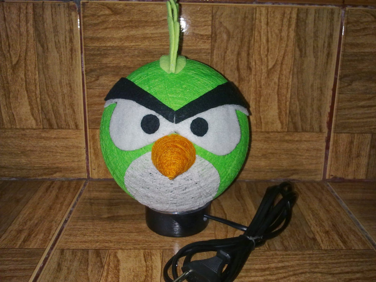 BERBAGAI MACAM KERAJINAN  TANGAN  Lampu Angry  Bird 