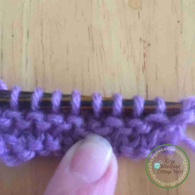picture of step five how knitting through the back loop looks