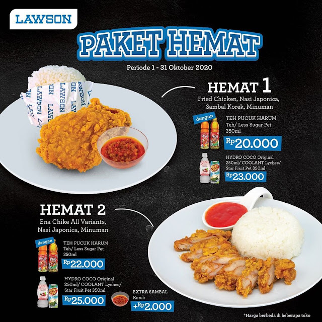#Lawson - #Promo Paket Hemat 1 & Paket Hemat 2 Mulai 20 Ribu (s.d 31 Okt 2020)