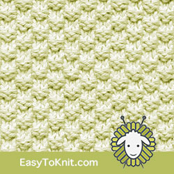 Knit Purl 39: Double Moss | Easy to knit #knittingstitches #knitpurl