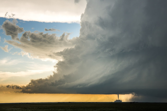 Tornado under a Supercell in Colorado