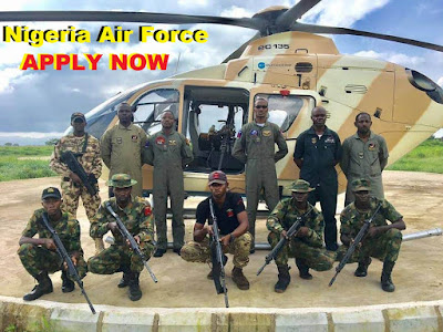 Nigerian Air Force Recruitment 2018/2019 | Application Registration Forms Online