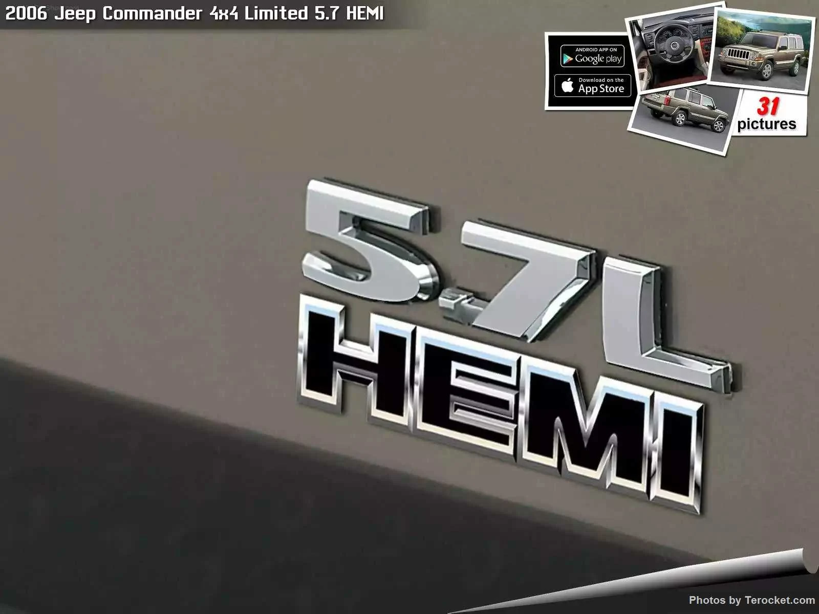Hình ảnh xe ô tô Jeep Commander 4x4 Limited 5.7 HEMI 2006 & nội ngoại thất