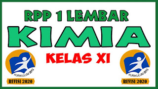 RPP 1 Lembar Kimia Kelas XI Revisi Tahun 2020