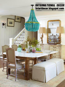 ottoman and banquette for dining room