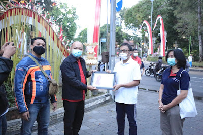 Wawali Jaya Negara Lepas Road Show Forum Peduli AIDS Bali Di Kota Denpasar